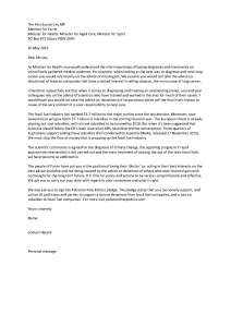 Sussan Ley mock wedding letter